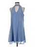 Miami 100% Polyester Solid Blue Casual Dress Size S - photo 1