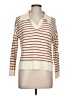 Marine Layer Stripes Ivory Pullover Sweater Size L - photo 1