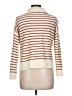 Marine Layer Stripes Ivory Pullover Sweater Size L - photo 2