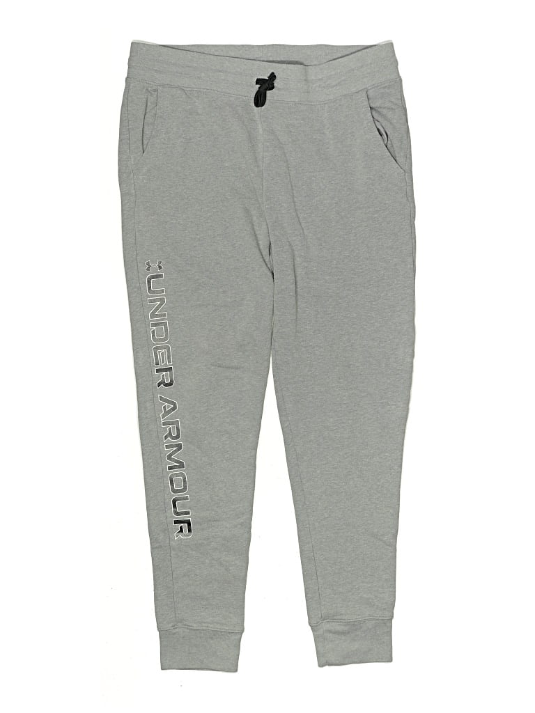 Pre-owned Under Armour Kids' Sweatpants In Gray