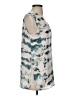 CAbi 100% Polyester Silver Sleeveless Blouse Size S - photo 4