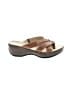 Eastland Tan Wedges Size 8 (wide) - photo 1