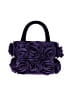 Assorted Brands 100% Polyester Floral Purple Satchel One size - photo 1