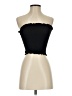 Unbranded 100% Rayon Black Tube Top Size ONE SIZE - photo 1