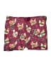 Printfresh 100% Viscose Paisley Burgundy Shorts Size 5X - photo 1