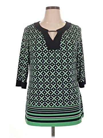Charter Club 3/4 Sleeve Blouse (view 1)