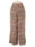 PatBO Plaid Brown Casual Pants Size 2 - photo 1