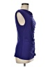 Laundry by Shelli Segal Purple Sleeveless Blouse Size M - photo 4