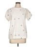 Grey State 100% Cotton Ivory Short Sleeve Blouse Size Lg (3) - photo 1