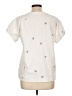 Grey State 100% Cotton Ivory Short Sleeve Blouse Size Lg (3) - photo 2