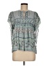 BCBGMAXAZRIA Green Short Sleeve Blouse Size M (estimated) - photo 1