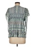 BCBGMAXAZRIA Green Short Sleeve Blouse Size M (estimated) - photo 2