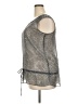 Xhilaration 100% Polyester Silver Sleeveless Blouse Size XXL - photo 5