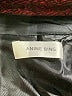 Anine Bing Plaid Red Wool Coat Size L - photo 6