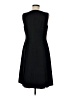 Talbots 100% Silk Solid Black Casual Dress Size 8 - photo 2
