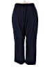 Susan Graver Solid Blue Casual Pants Size 3X - photo 2