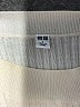 Uniqlo 100% Wool Ivory Wool Pullover Sweater Size L - photo 7