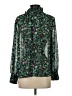 J.Crew Green Long Sleeve Blouse Size XS - photo 2