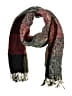 Unbranded Paisley Burgundy Scarf One size - photo 1