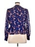 Nine West 100% Polyester Blue Long Sleeve Blouse Size XL - photo 2