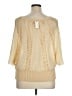 Tiny Ivory 3/4 Sleeve Blouse Size XL - photo 2