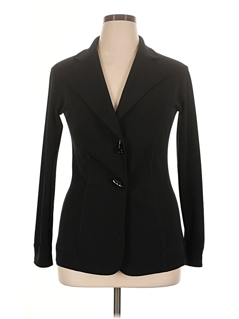 Pre-owned Eva Varro Blazer Jacket In Black