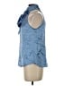 Cinq à Sept 100% Silk Blue Blouse Size S - photo 5