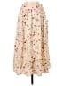 Roolee 100% Polyester Floral Ivory Casual Skirt Size S - photo 1