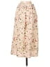 Roolee 100% Polyester Floral Ivory Casual Skirt Size S - photo 2
