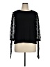 CeCe Black 3/4 Sleeve Top Size XL - photo 1