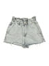 Zara Blue Denim Shorts Size 6 - photo 1