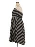 Torrid Stripes Gray Casual Dress Size 1X Plus (1) - photo 5