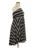 Torrid Stripes Gray Casual Dress Size 1X Plus (1) - photo 4