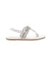 Bebe White Sandals Size 8 - photo 1