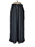 H&M 100% Polyester Stripes Black Casual Pants Size 6 - photo 1