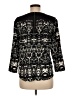 J.Crew 100% Polyester Black 3/4 Sleeve Top Size 6 - photo 2