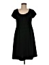 Merona Solid Black Casual Dress Size M - photo 1