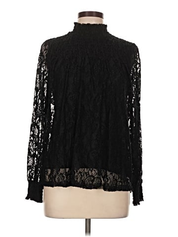 Cable & Gauge Long Sleeve Blouse (view 1)