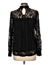 Cable & Gauge Black Long Sleeve Blouse Size L - photo 2