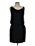 Theory Solid Black Casual Dress Size 10 - photo 1