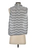 Ann Taylor LOFT Outlet 100% Polyester Stripes Ivory Sleeveless Blouse Size S - photo 2