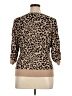 By Design Animal Print Tan Pullover Sweater Size XL - photo 2