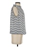 Ann Taylor LOFT Outlet 100% Polyester Stripes Ivory Sleeveless Blouse Size S - photo 4