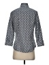 Talbots Print Gray 3/4 Sleeve Button-Down Shirt Size 4 - photo 2