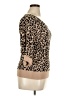 By Design Animal Print Tan Pullover Sweater Size XL - photo 4