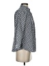 Talbots Print Gray 3/4 Sleeve Button-Down Shirt Size 4 - photo 4