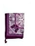 Charming Charlie 100% Polyester Paisley Purple Scarf One size - photo 2