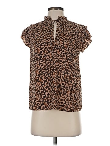 Philosophy Republic Clothing Short Sleeve Blouse (view 1)