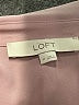 Ann Taylor LOFT 100% Polyester Solid Gray Long Sleeve Blouse Size M - photo 7