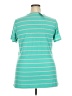 Torrid Teal Short Sleeve Henley Size 3X Plus (3) - photo 2